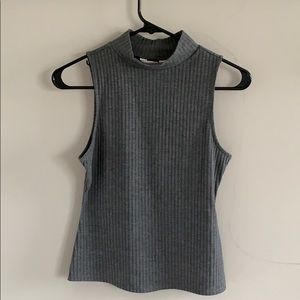 Ribbed Turtleneck Tanktop